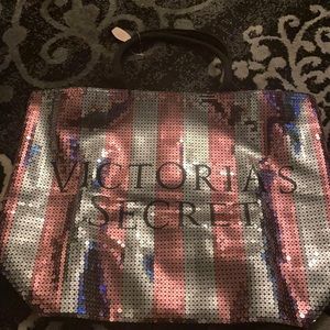NWT. Victoria’s Secret Sequin Tote Bag.